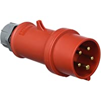 Mennekes 101200151 Clavijas CEE Pro TOP- Tomas de Corriente- 400 V- 50-60 Hz- 16 A- 5 Polos- IP 44- Rojo